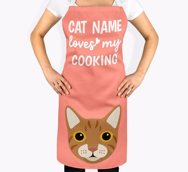 Loves My Cooking: Personalized {breedShortName} Apron